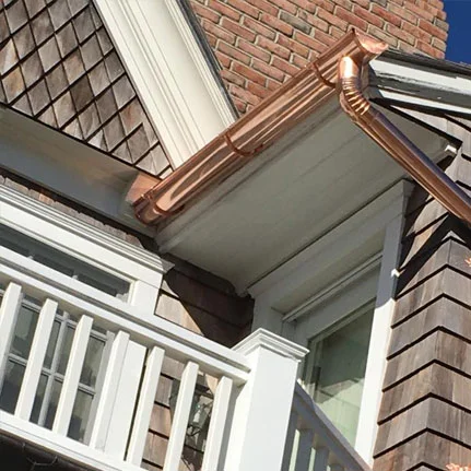 copper gutter installation Bellmore ny